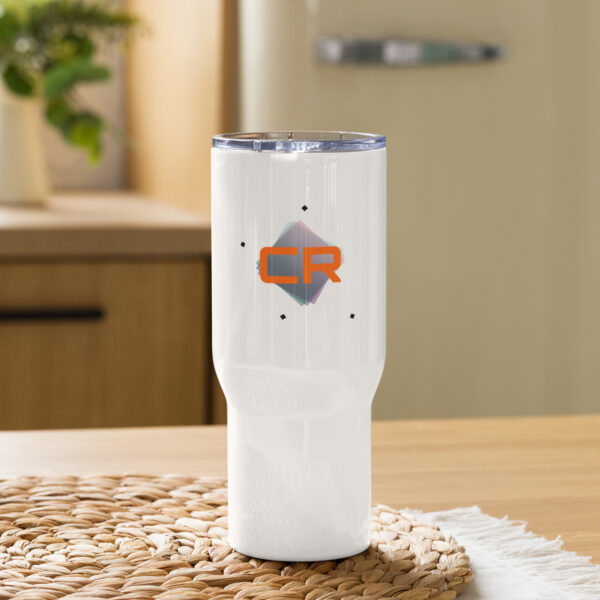 travel mug with a handle white 25 oz front 65e80aa54148e